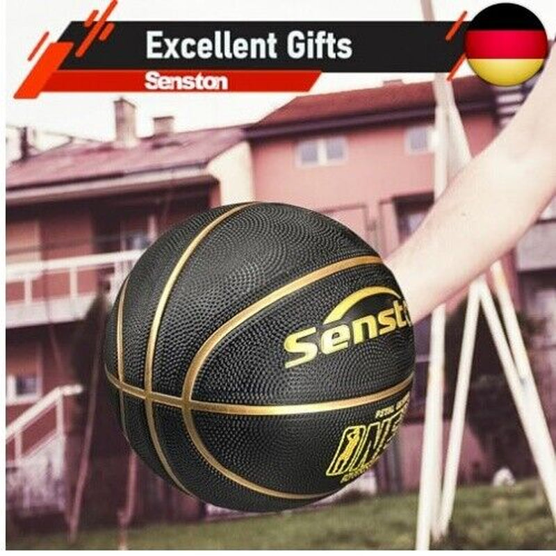 Senston Basketball Größe 7, Baskettball Mit Pumpe, Outdoor Basketbälle, An